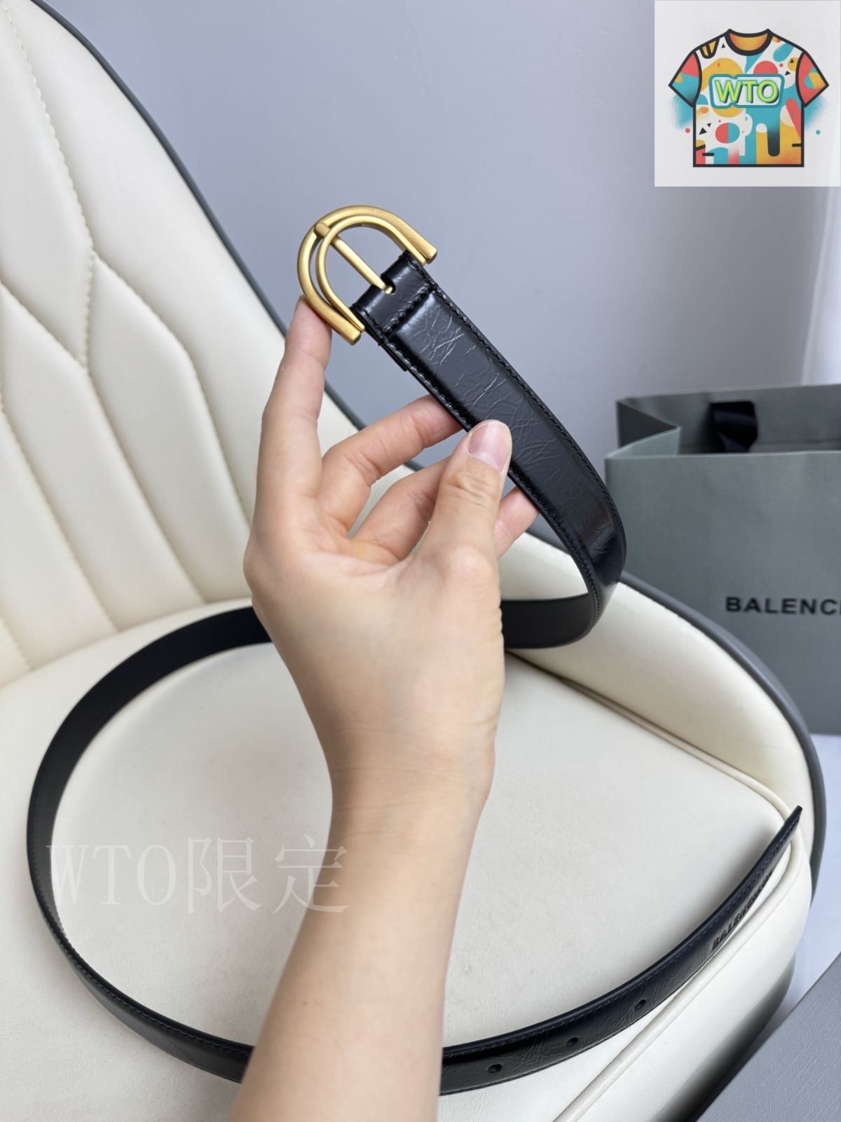 【新品未使用】バレンシアガ　ベルト　レディース 今日WTO】Balenciaga バレンシアガ レディース / メンズ ベルト
