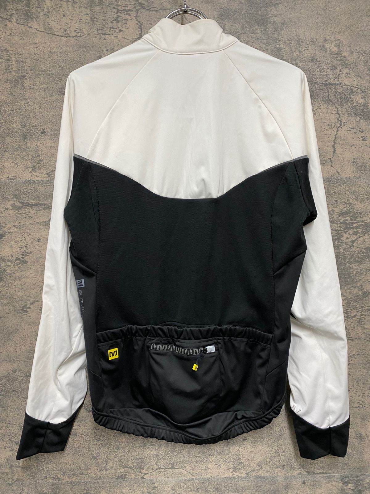 MAVIC サイクルジャケット 黒と白 JG092 マヴィック MAVIC 長袖 サイクルジャケット 白 黒 L ※汚れ