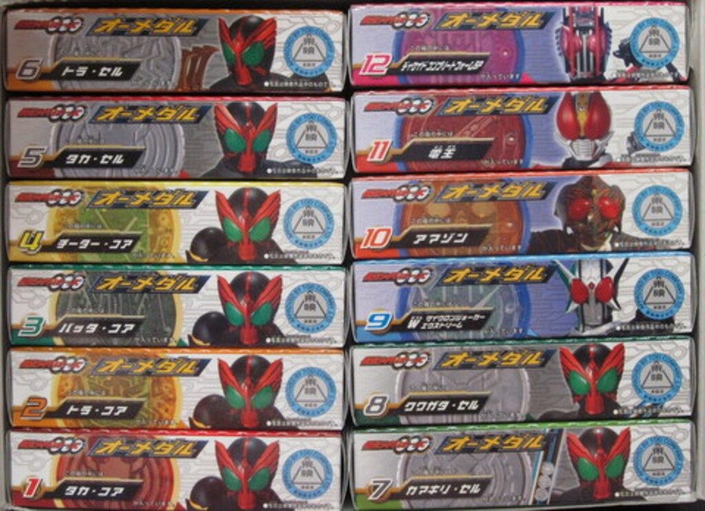 バンダイ 仮面ライダーオーズ オーメダル2 全12点セット おもちゃ 食玩 Amazon.co.jp: 仮面ライダーオーズ オーメダル2 BOX (食玩