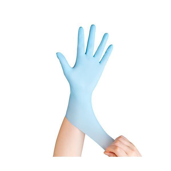  まとめ アマノ マーベルグローブ高品質ニトリル手袋 ブルー L AM-CF 020 1箱 × キッチンゴム手袋 キッチン消耗品