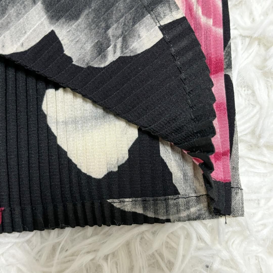 アニエスベー agnes b. フランス製 プリーツスカート 花柄 WWW_MORNINGWALKER_COM