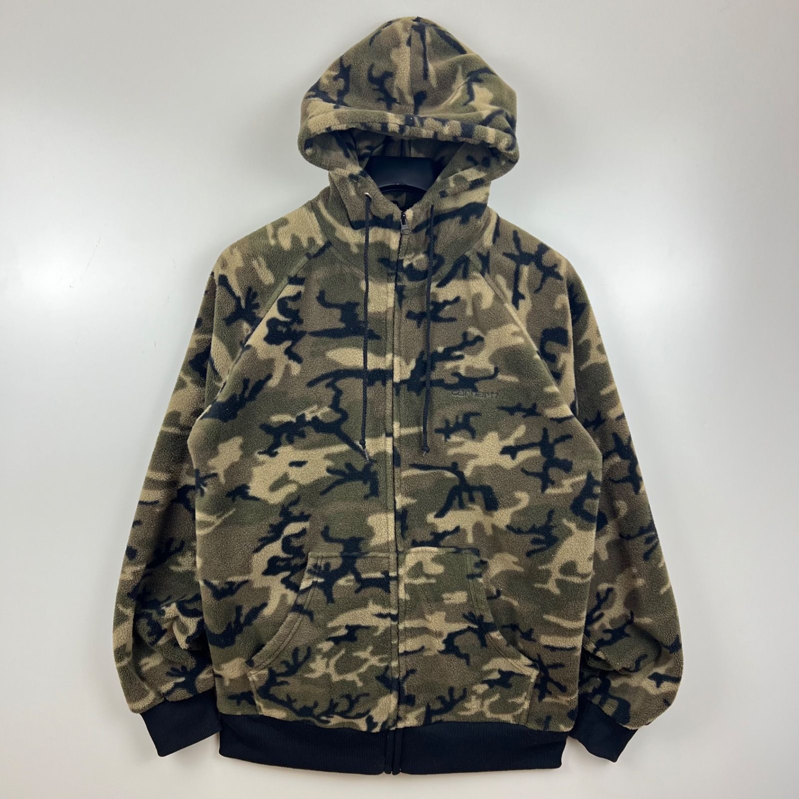 00s carhartt vtg アクティブジャケット 迷彩 カモフラ Carhartt 良品 カーハート ダック地 カモフラ迷彩 ジップアップ