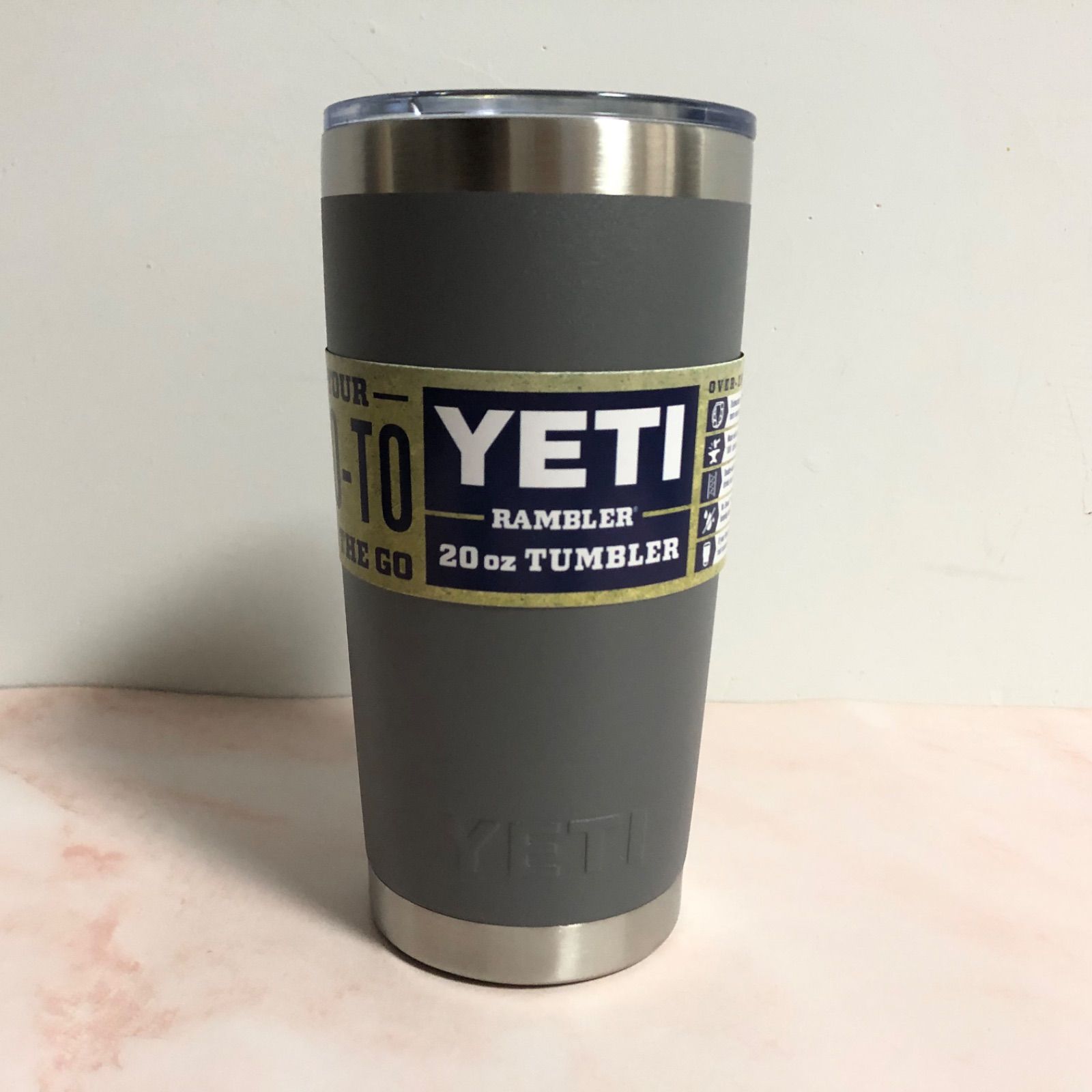 YETI イエティ 20オンス ランブラー タンブラー アウトドア グレー