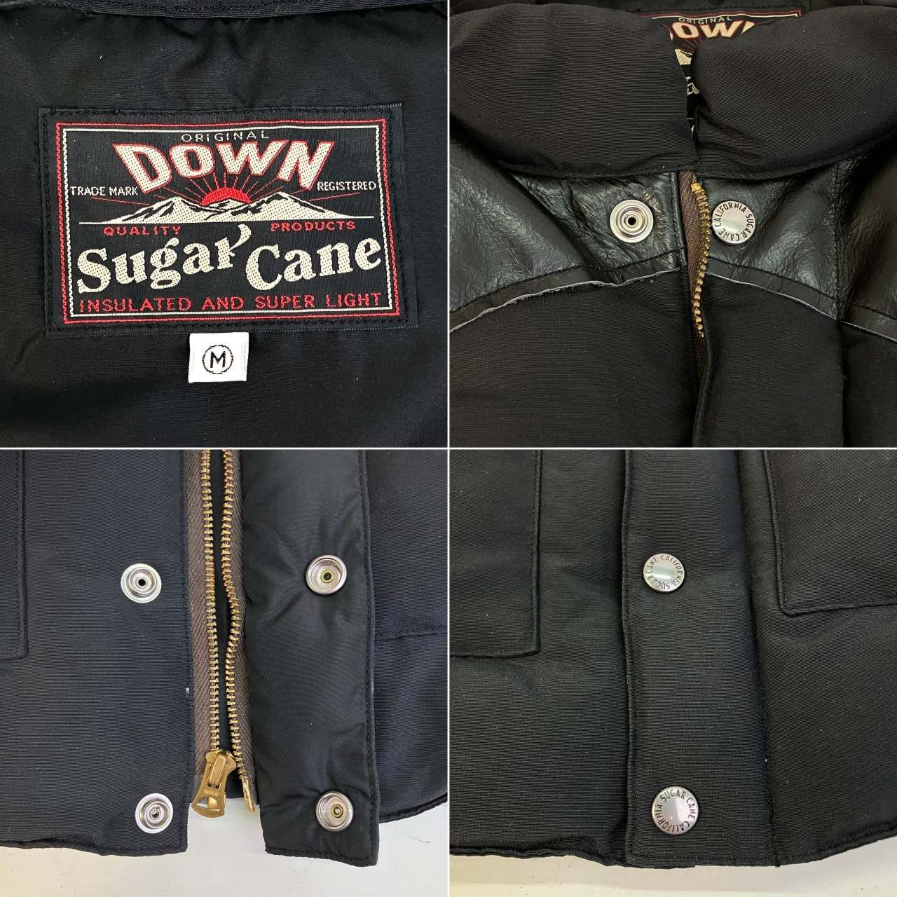 01w-2877 シュガーケーン SUGAR CANE レザーヨーク SC12340 ブラック 