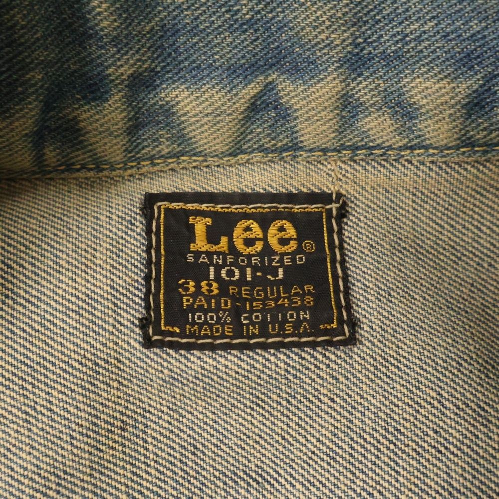 LEE (リー) 70s VINTAGE 四角黒タグ M.R.表記 デニムジャケット