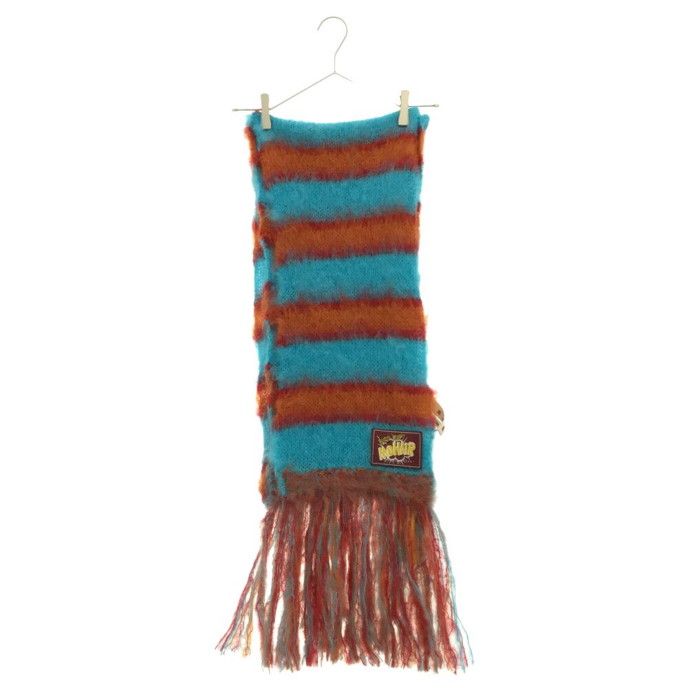 MARNI (マルニ) Mohair blend striped scarf モヘアストライプマフラー