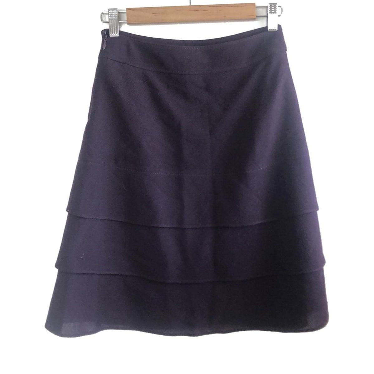 VALENTINO バレンチノ スカート サイズ4 XL レディース - パープル ひざ丈