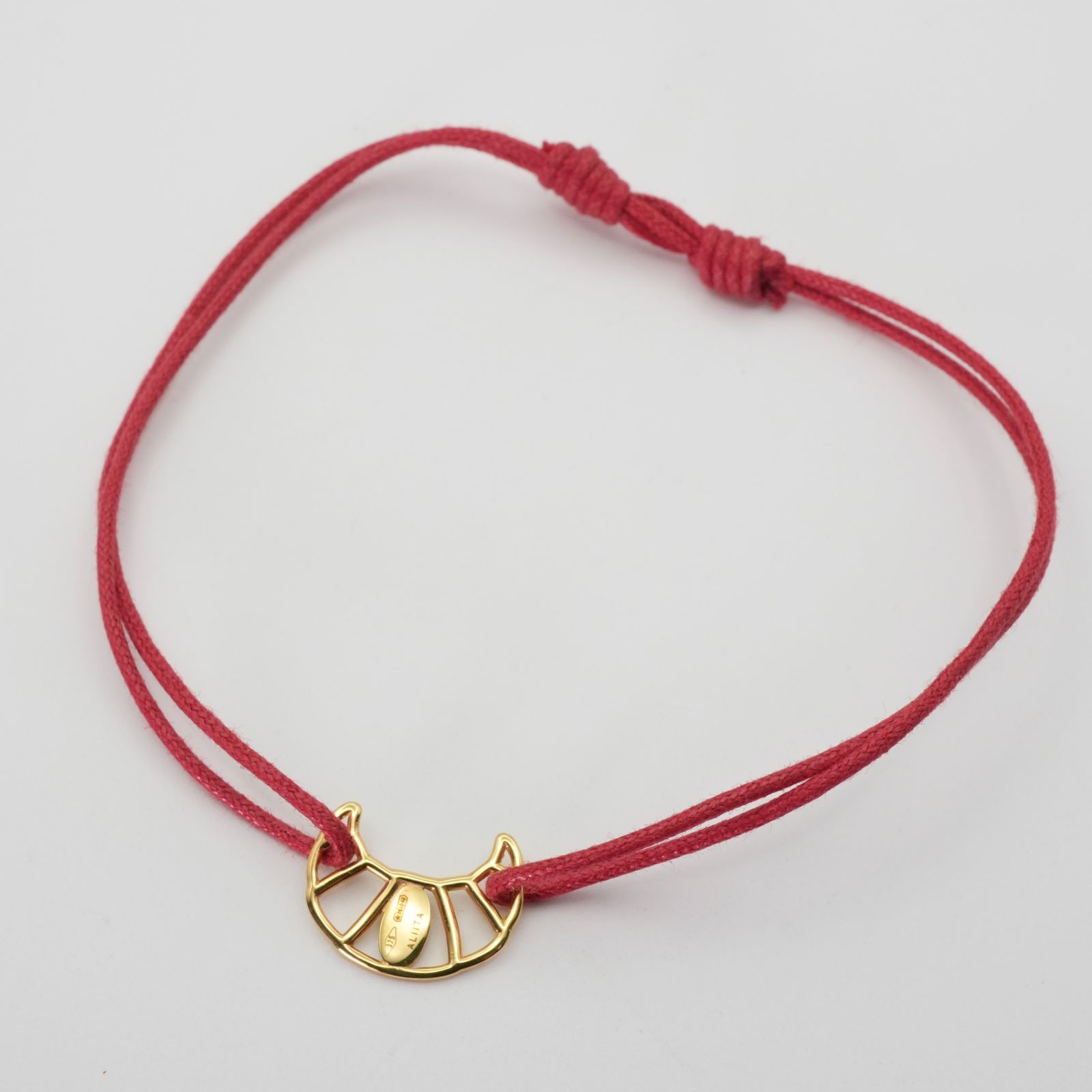 アリータ クロワッサン ブレスレット K9 レッド ALIITA/25-1856/25