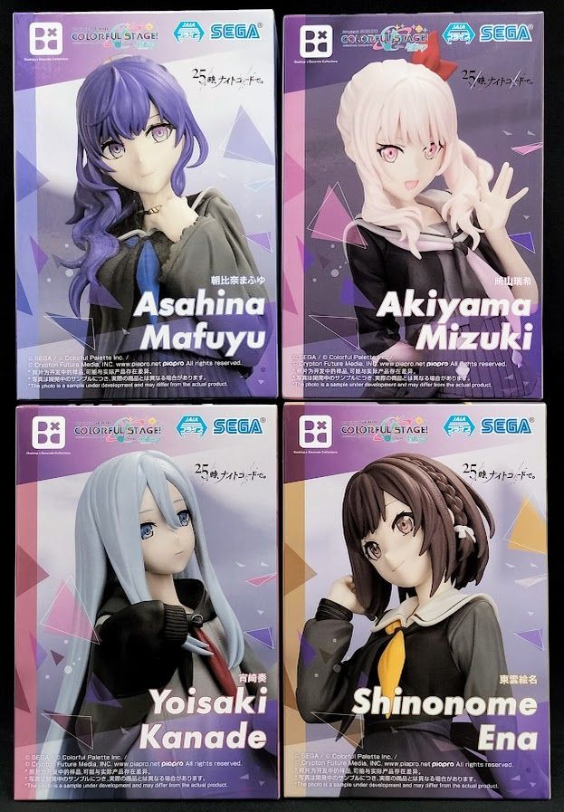 プロジェクトセカイカラフルステージ！ 25時、ナイトコードで。 フィギュア 4種 プロセカ 25時ナイトコードで。 フィギュア4種セット - メルカリ