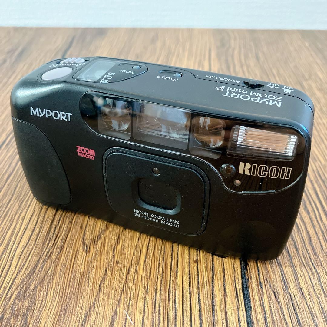 動作確認済 フィルムカメラ RICOH MYPORT ZOOM mini P - メルカリ