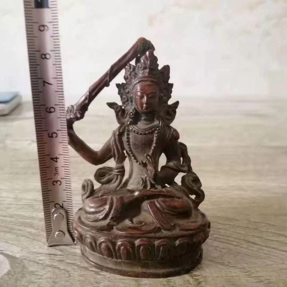仏教美術 文殊菩薩仏像 奉納仏像 鎮宅 辟邪 開運 工芸品 置物