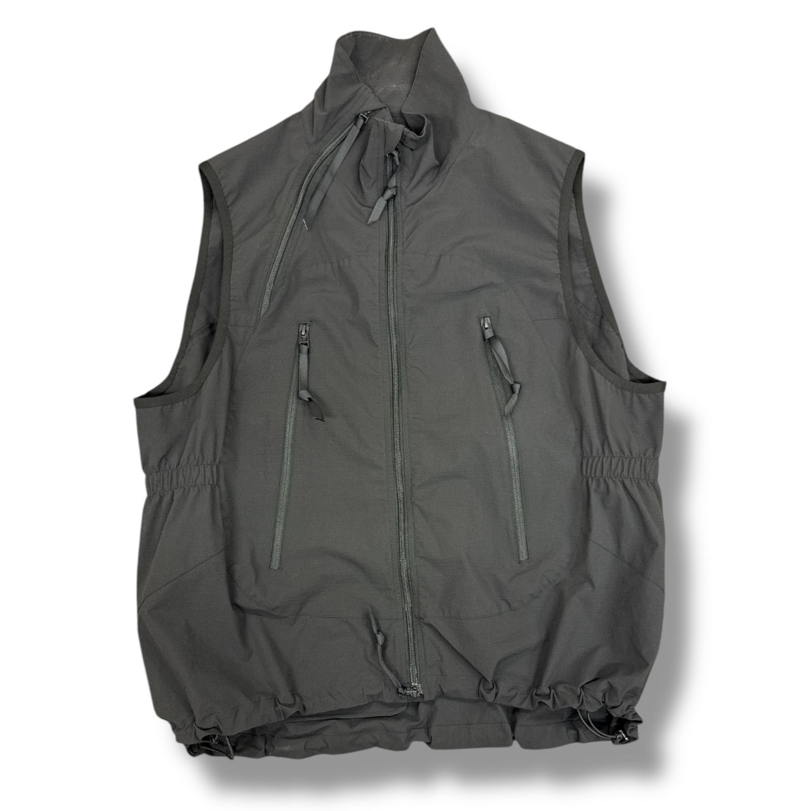 参考上代41800円 Product Twelve 24SS Soft Shell Vest ソフトシェル ベスト プロダクトトゥエルブ 24SS-PVE01  ブラック 1  84837A3