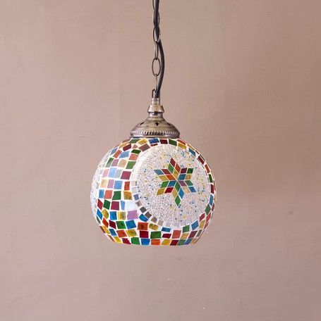 キラキラ 天井照明【LED電球付属】ジョルダン モザイクペンダント