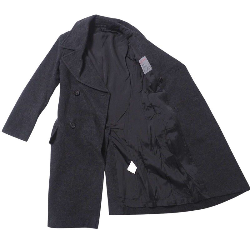 yohji yamamoto プリュスのアール　ウールコート　サイズ2 ア34 yohji yamamoto プリュスのアール ウールコート サイズ2 ア34