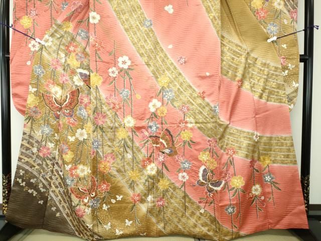 清楚系】オシャレさんの帯 うるつやパステルな小花 と 幻想引き