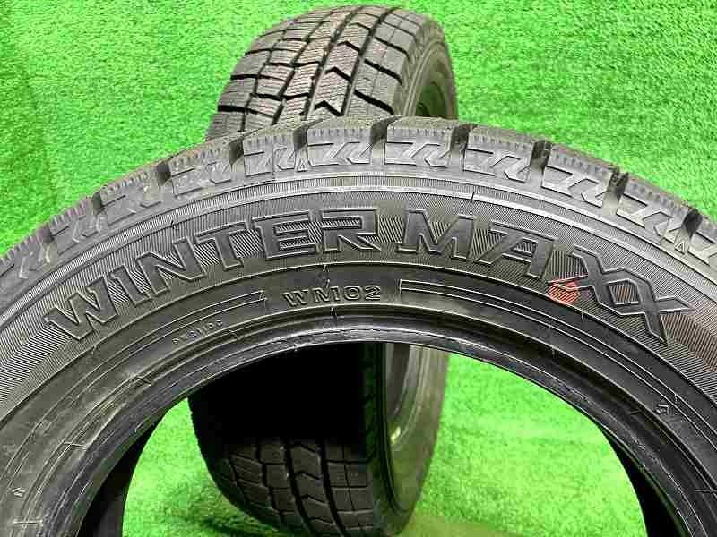 国産スタッドレス ダンロップ WM02 175/65R15 バリ溝 アクアなどに