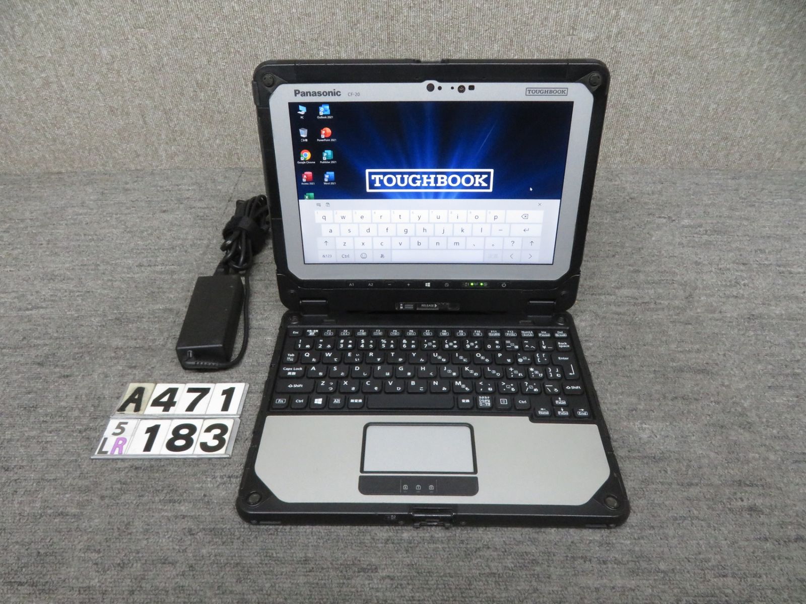 業務用・sim・タッチパネル】Panasonic TOUGHBOOK CF-20/ 10.1型