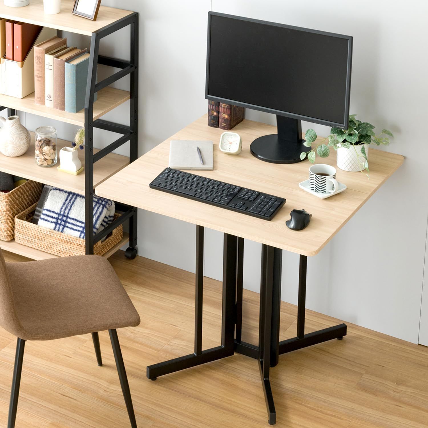 WKS8070-OT 幅80×奥行80×高さ72cm 子供部屋 リビング PC 在宅