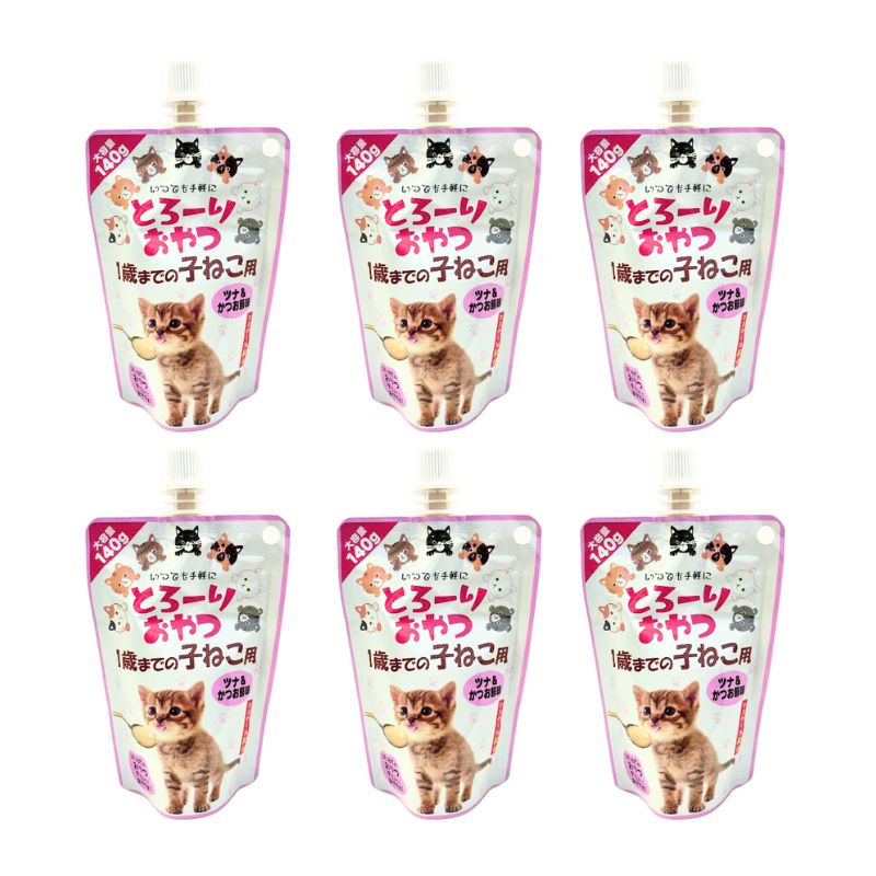 送料無料 とろーりおやつ1才までの子猫用チキン味