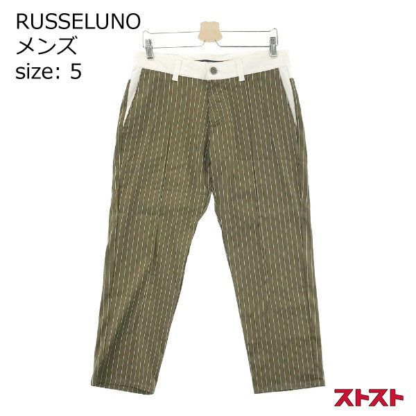 size5】春夏 ラッセルノ ゴルフ GOLF SIDE LINE パンツ □【size5】春