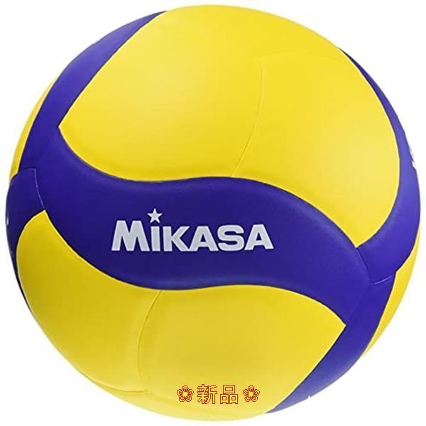 【期間限定特価】 MIKASA　高校試合球　V300W　黄　青