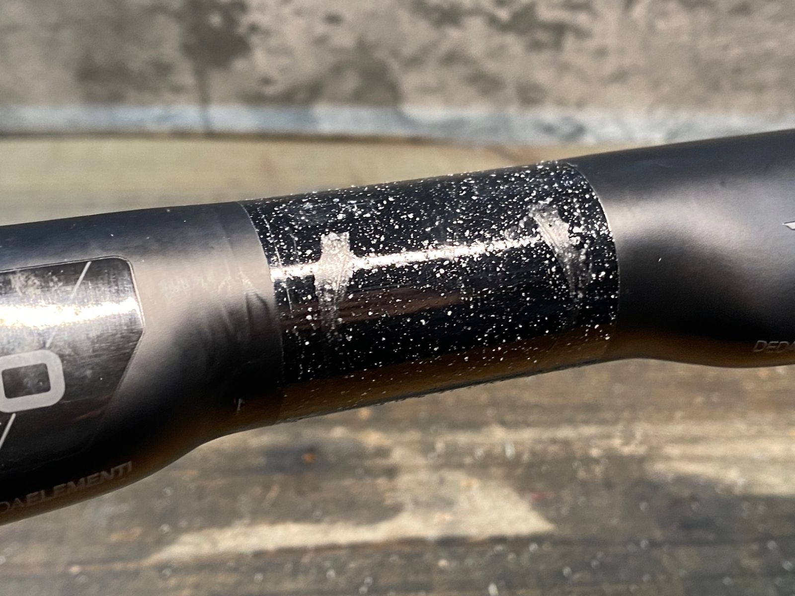 IR672 デダ Deda SUPERZERO アルミ ドロップハンドル 黒 エンドC