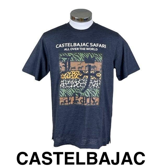 30％OFFカステルバジャックCASTELBAJAC半袖Tシャツ7214272109-4チャコールグレー