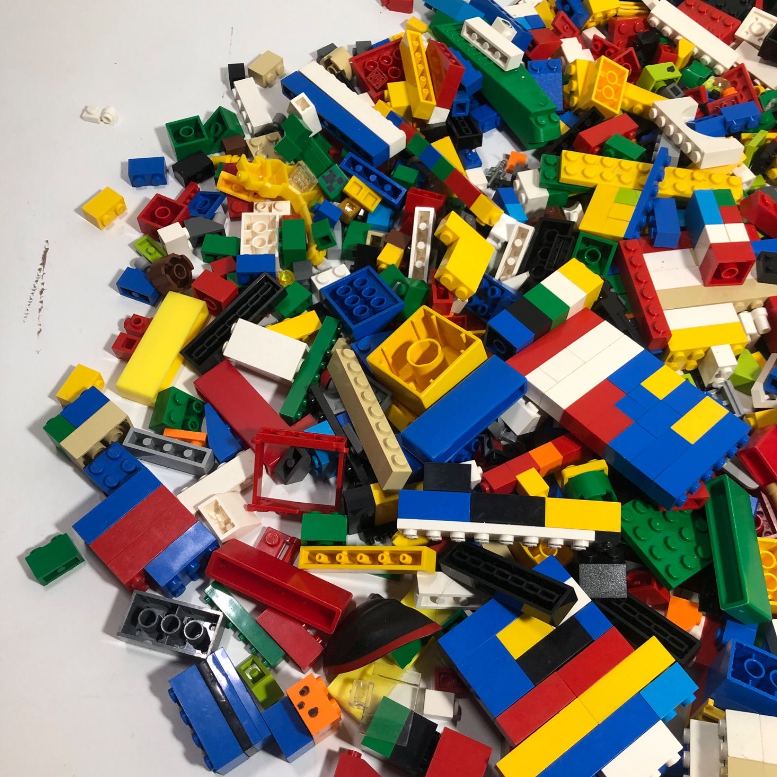 ★ ２ ＬＥＧＯ レゴ 　ブロック、パーツ いろいろ 約１.９ｋｇ 中古、ジャンク扱い品 ★ レゴ パーツ ブロック 2 x 2 [ Red &frasl; レッド ] | LEGO純正品