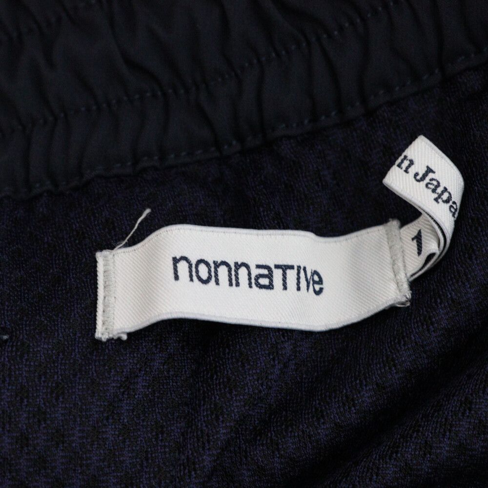 nonnative (ノンネイティブ) 19AW SOLDIER EASY PANTS 裾ベルテッドロングパンツ ネイビー NN-P3622