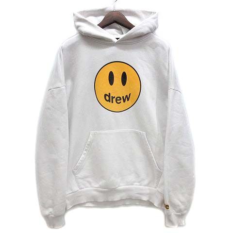 ドリューハウス drew house マスコット フーディー Mascot Hoodie スウェット パーカー プルオーバー オーバーサイズ ホワイト 白 S