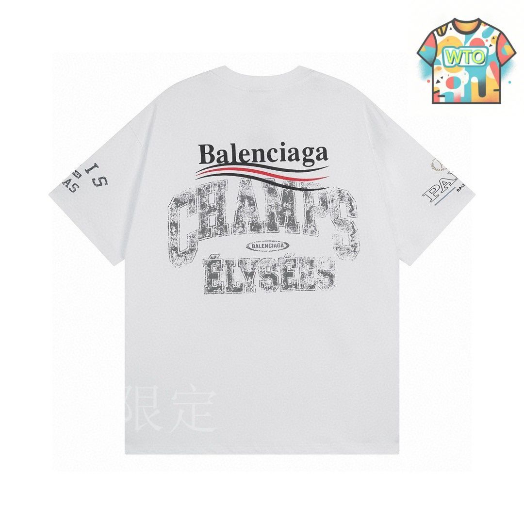 BALENCIAGA アイラフハリハレンシアカフリントTシャツ コラボものを筆頭に、独自のモードを表現するバレンシアガ