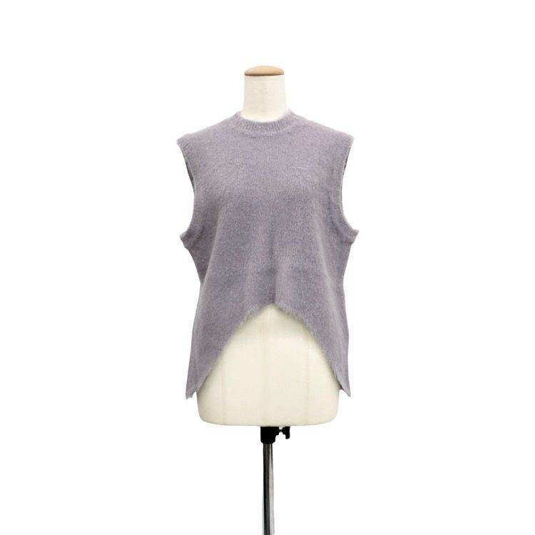 mame kurogouchi◇Brused Alpaca Knitted Top/2/アルパカ// Mame