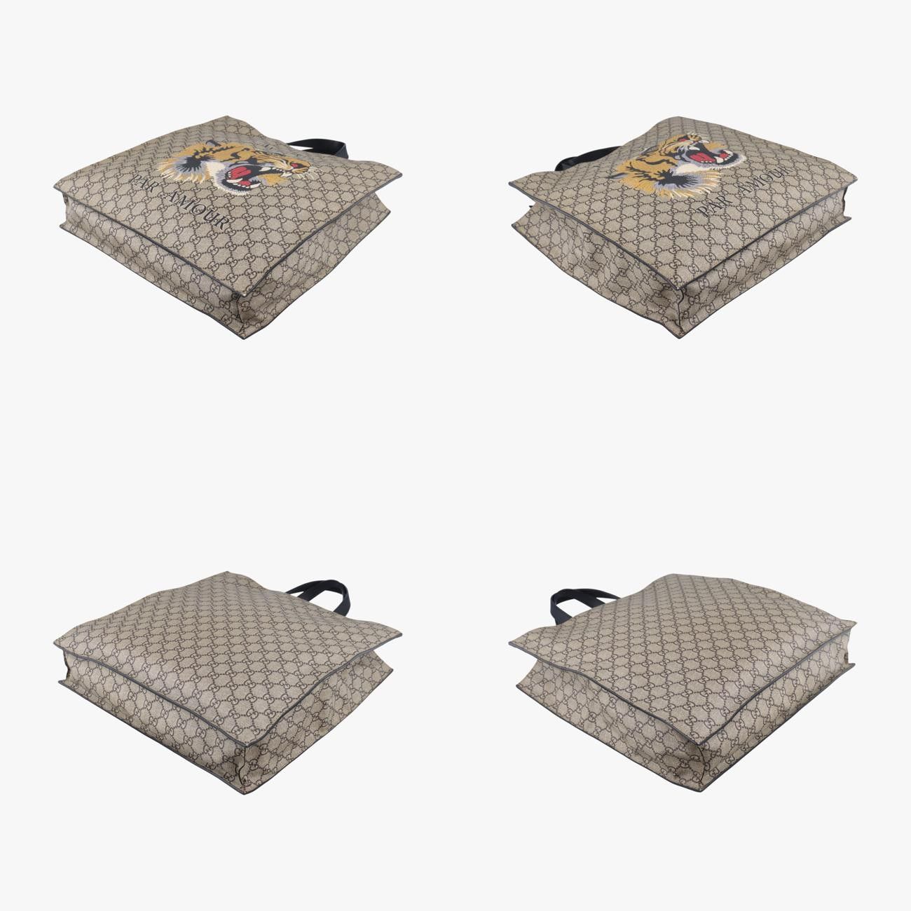 グッチGucciGGスプリーム キングスネークベージュ×マルチカラーPVCコーティングキャンバス450950E021619637