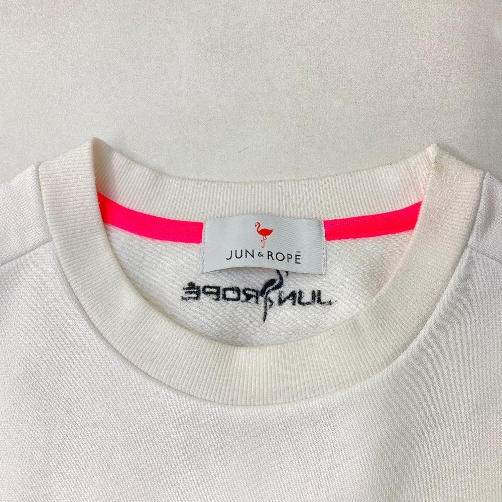 サイズ：L JUN&ROPE ジュン アンド ロペ 長袖スウェットトレーナー