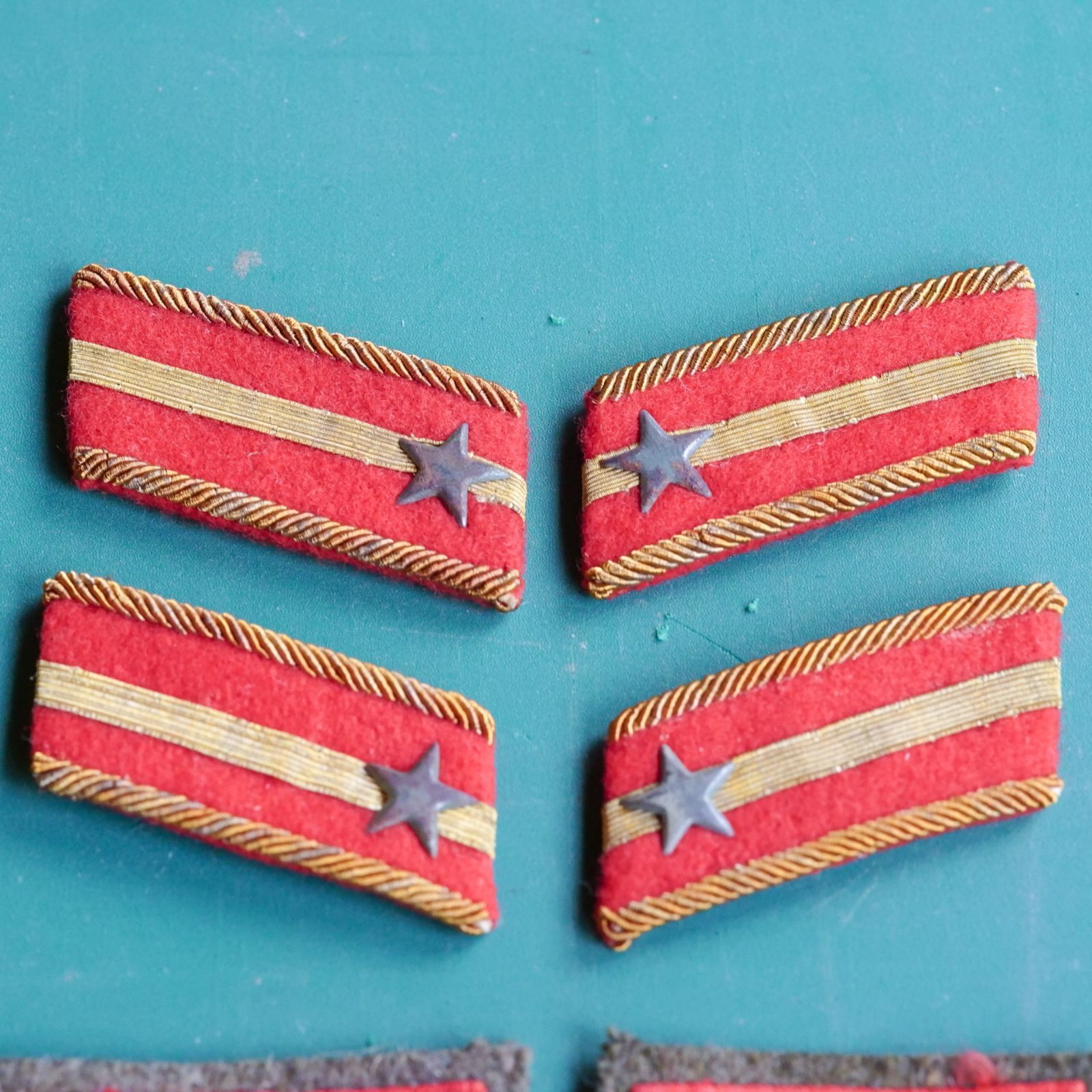 戦前 戦中 伍長襟章 将校 日本軍 ボタン 日本陸軍 階級章 部隊章 大