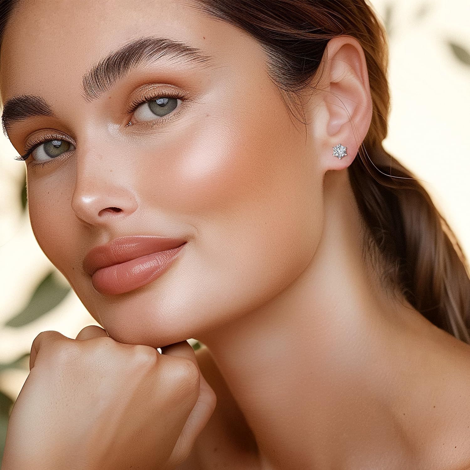 ラボグロウンダイヤモンド ピアス（両耳 2ct Up） D VS1 Ideal