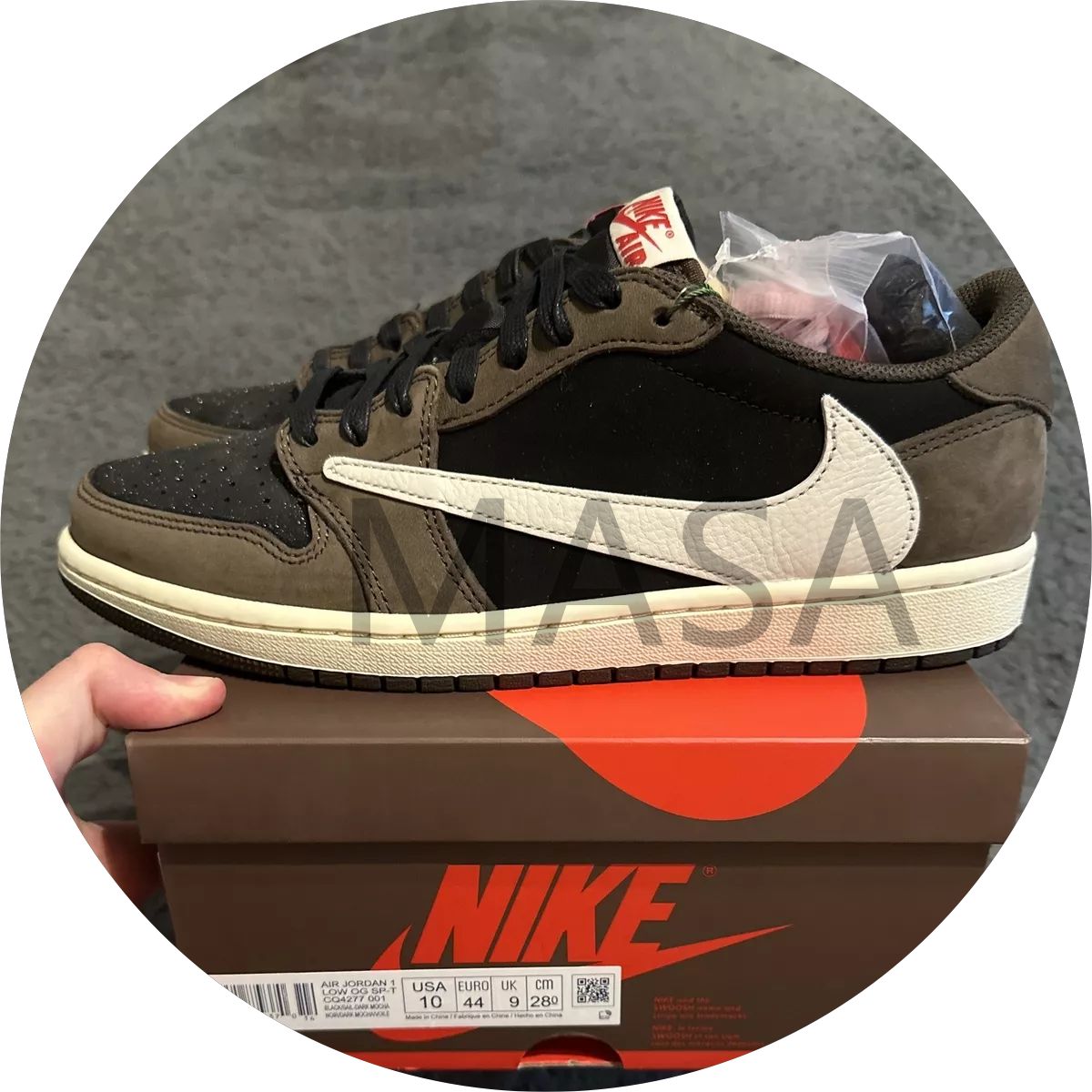 ✨大特価✨新品 未使用 TRAVIS SCOTT × NIKE AIR JORDAN 1 LOW OG SP-T 