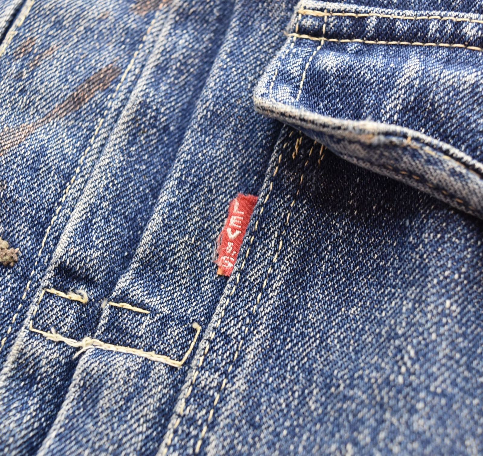 ビンテージリーバイス506XX片面タブBIGE革パッチオリジナルビッグサイズ40 ビンテージリーバイス506XX片面タブBIGE革パッチオリジナル