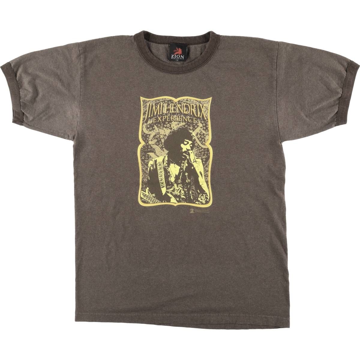 古着 00年代 ZION JIMI HENDRIX ジミヘンドリックス バンドTシャツ バンT メンズL相当|eaa541217