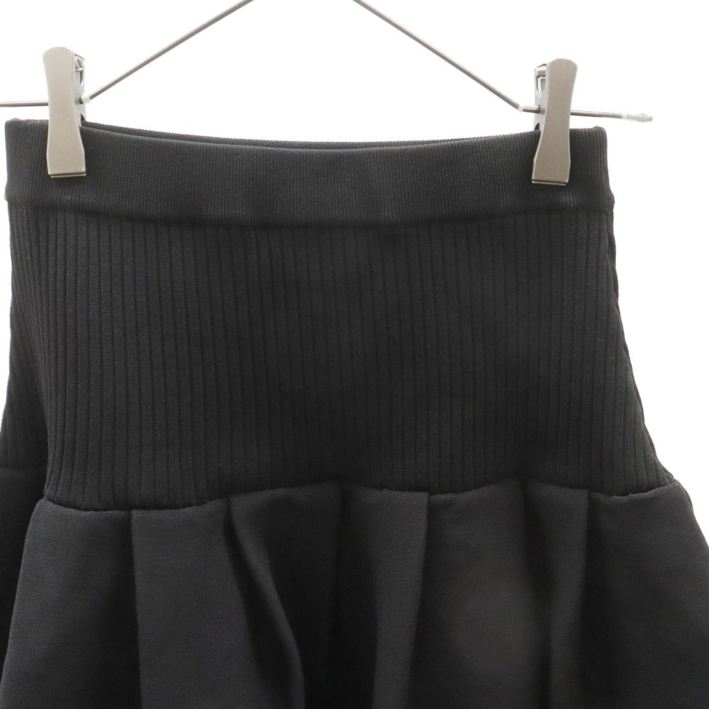 アンスリード UN3D. タックニットスカート ロングスカート ブラック 36