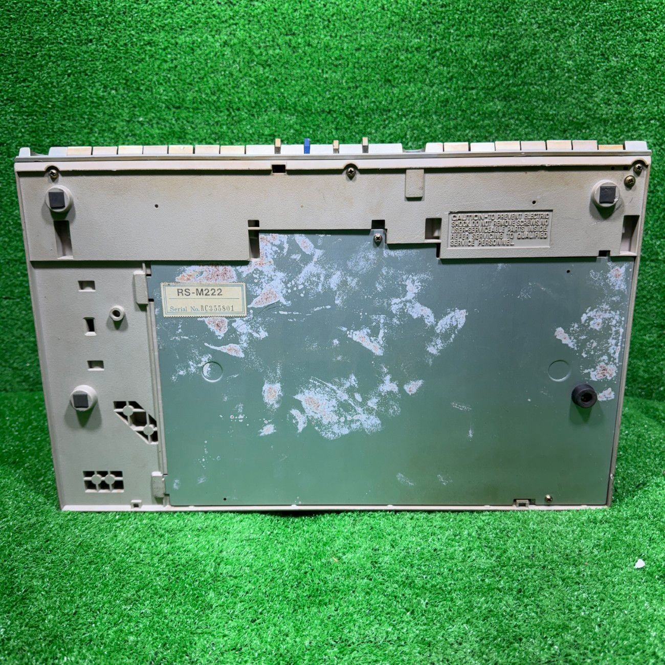 ジャンク／要修理】Technics RS-M222 ステレオダブルカセットデッキ