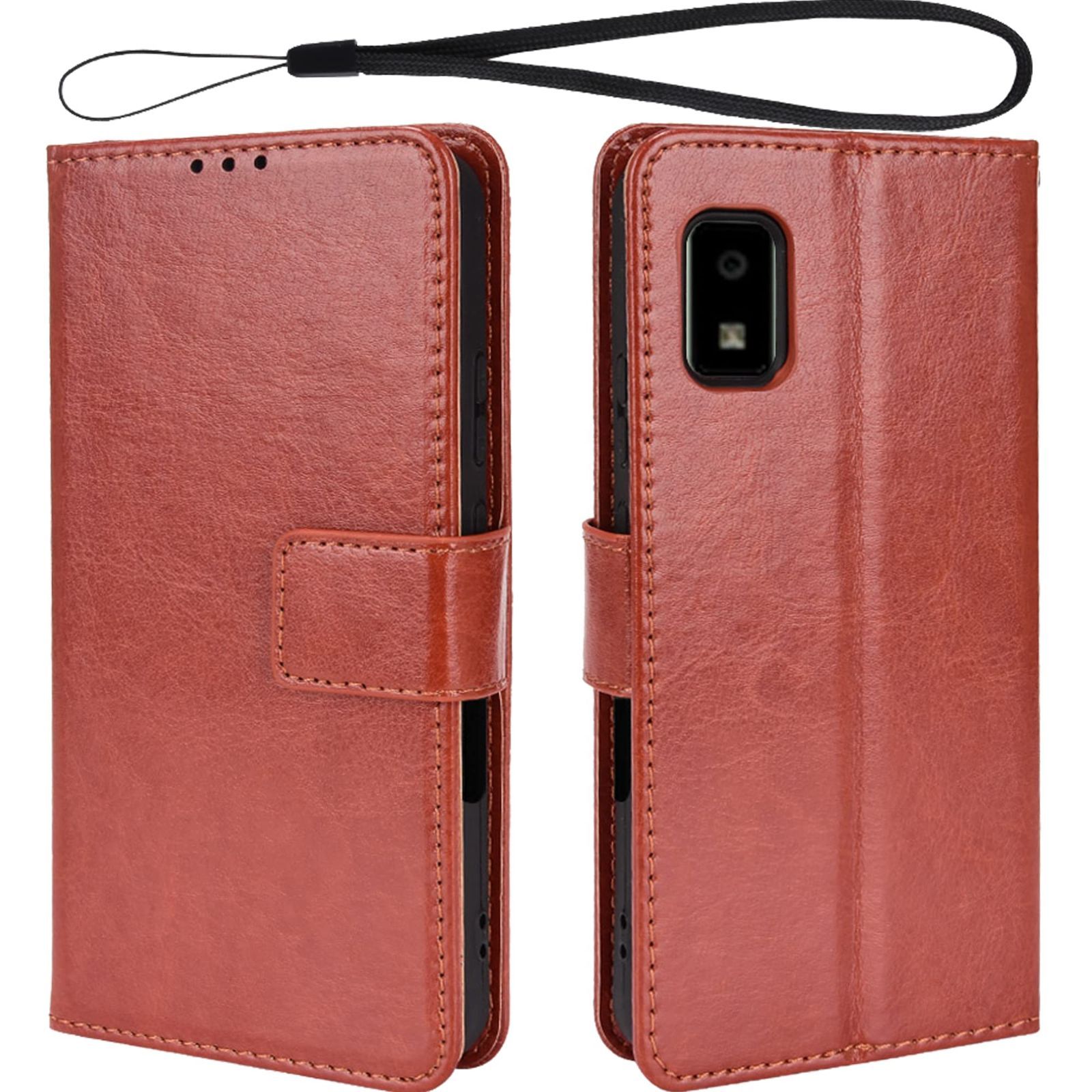 Briacicell AQUOS wish SHG06 A104SH/AQUOS wish2 SH-51C 用の ケース 手帳型 カバー AQUOS Wish 用の 手帳型 ケース 手帳 カバー 横置き スタンド機能 マグネット式 横開き TPUソ
