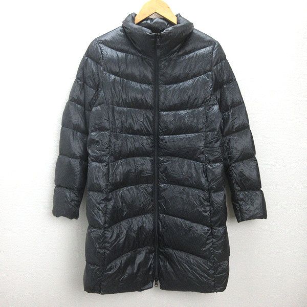 ダウンコート 黒 プラダ PRADA ダウンコート ロングコート 黒 ブラック M