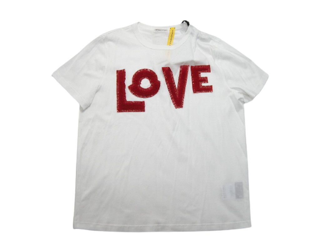 サイズS□新品□モンクレール GENIUS 1952 LOVE Tシャツ ホワイト