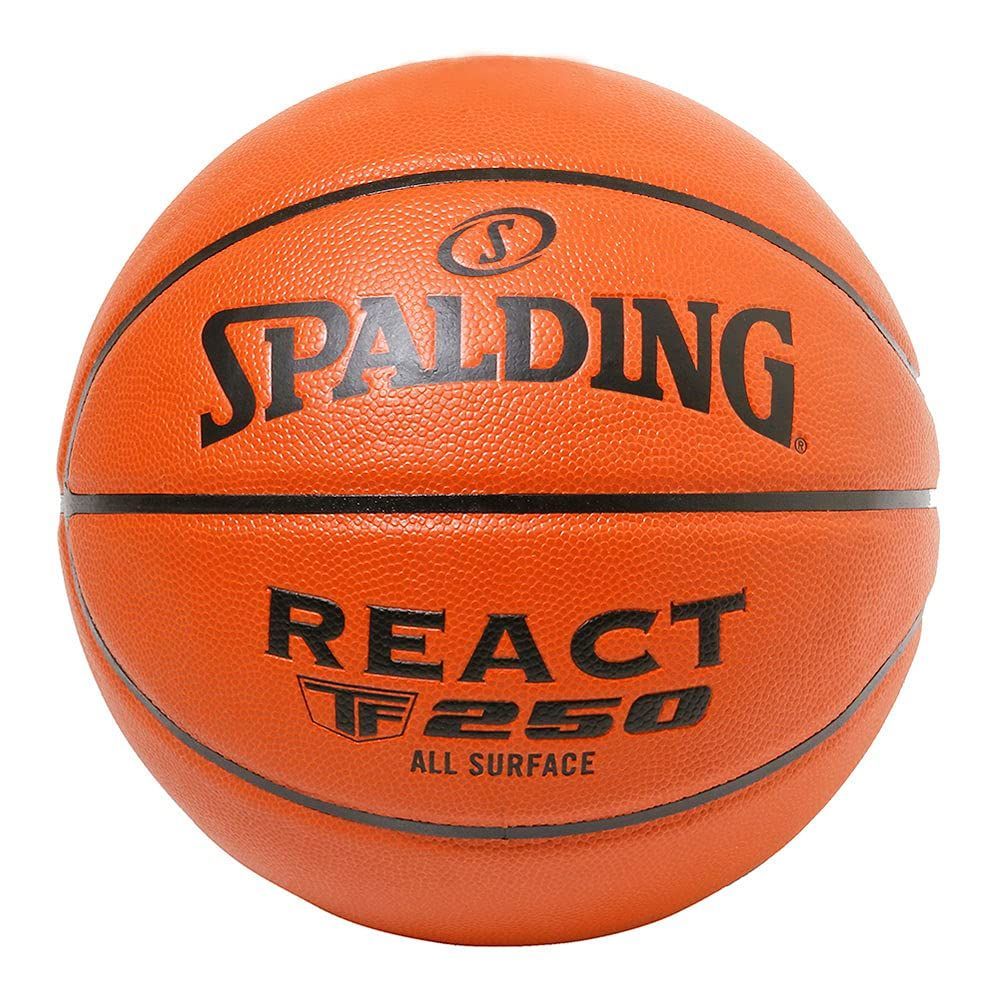リアクト TF-250 SPALDING(スポルディング) バスケットボール リアクト TF-250 JBA 公認球 5号球 77-079J ブラウン バスケ バスケット