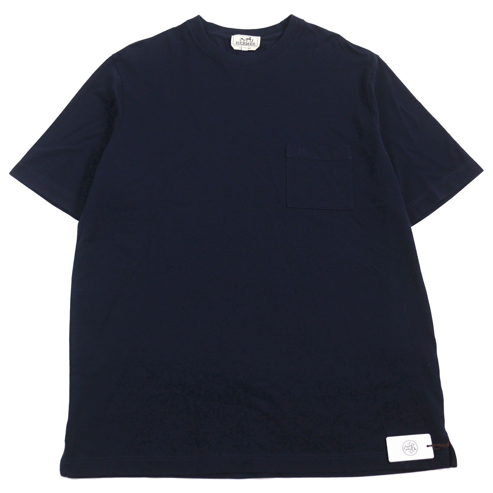 エルメス 【美品/国内正規/23SS】3H4614DL Hロゴ刺繍ポケット 半袖T