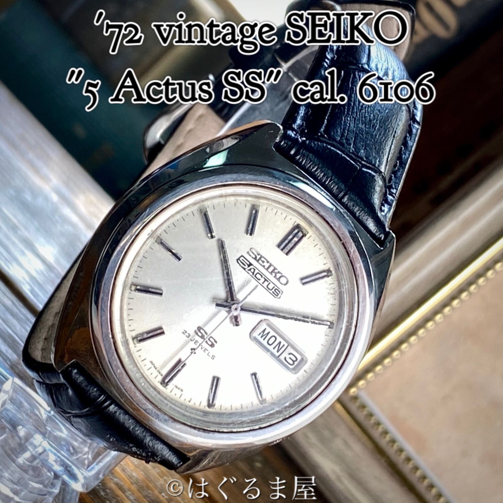 72 Vint. セイコー5 アクタス SS 自動巻 メンズ シルバー OH済 - メルカリ