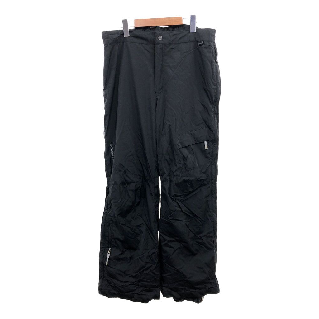 Columbia コロンビア VERTEX ナイロン スキーパンツ ボトムス スノースポーツ スノーボード 防水 ブラック (メンズ M) 中古 古着 P8755 Columbia コロンビア VERTEX ナイロン スキーパンツ ボトムス