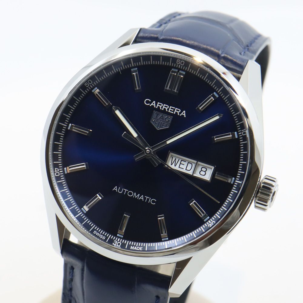 栄 タグホイヤー カレラ キャリバー5デイデイト WBN2012.FC6502 SS 自動巻 腕時計 メンズ