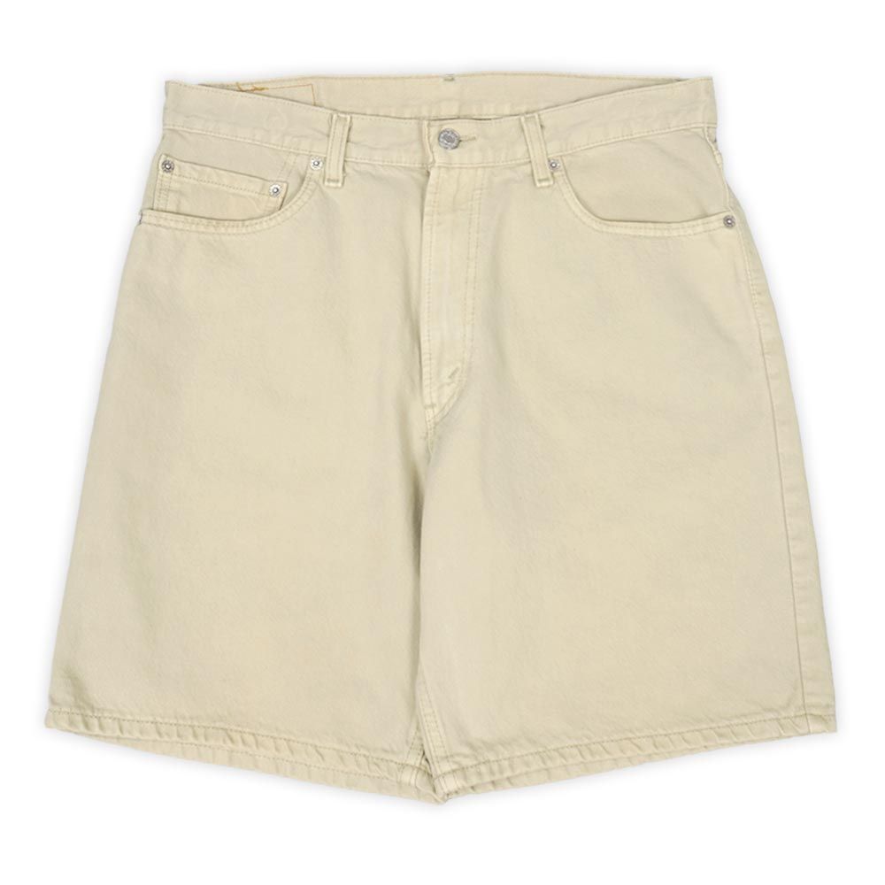 リーバイス Levi's 00s 2000年代 550 カラーデニムショーツ 短パン カラージーンズ MADE IN USA アメリカ製 ヴィンテージ ビンテージ VINTAGE 古着 メンズ ショートパンツ ベージュ W34【中古】